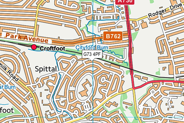 G73 4PF map - OS VectorMap District (Ordnance Survey) G73 4PF map - OS VectorMap District (Ordnance Survey)