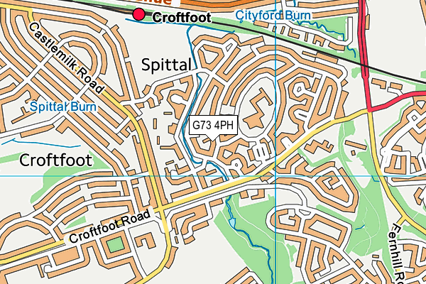 G73 4PH map - OS VectorMap District (Ordnance Survey) G73 4PH map - OS VectorMap District (Ordnance Survey)