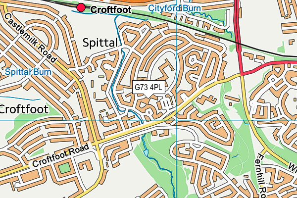 G73 4PL map - OS VectorMap District (Ordnance Survey) G73 4PL map - OS VectorMap District (Ordnance Survey)