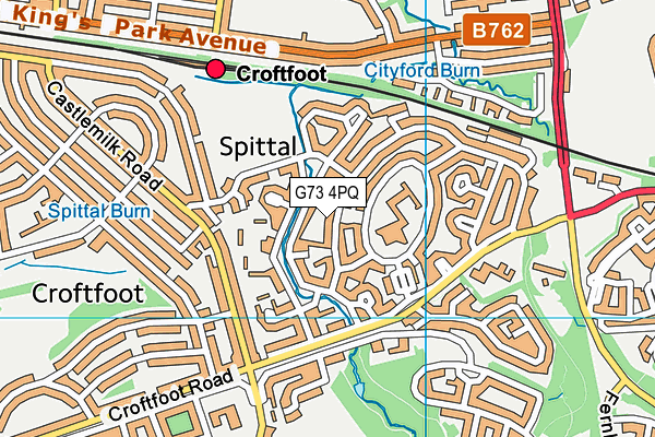 G73 4PQ map - OS VectorMap District (Ordnance Survey) G73 4PQ map - OS VectorMap District (Ordnance Survey)