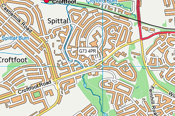 G73 4PR map - OS VectorMap District (Ordnance Survey) G73 4PR map - OS VectorMap District (Ordnance Survey)