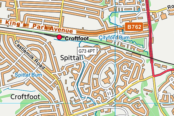 G73 4PT map - OS VectorMap District (Ordnance Survey) G73 4PT map - OS VectorMap District (Ordnance Survey)