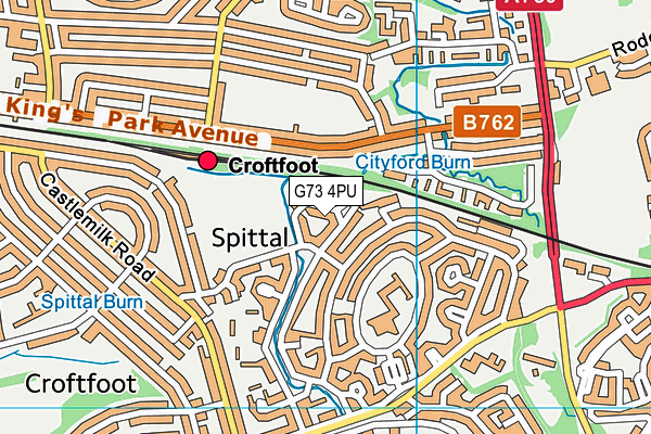 G73 4PU map - OS VectorMap District (Ordnance Survey) G73 4PU map - OS VectorMap District (Ordnance Survey)