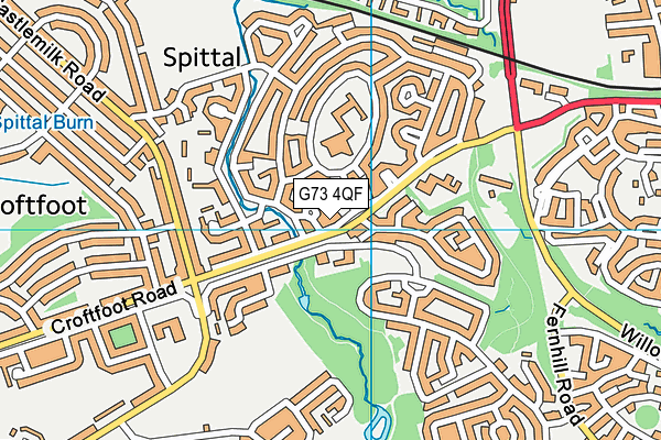 G73 4QF map - OS VectorMap District (Ordnance Survey) G73 4QF map - OS VectorMap District (Ordnance Survey)