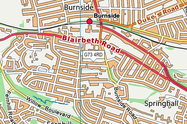 G73 4RD map - OS VectorMap District (Ordnance Survey) G73 4RD map - OS VectorMap District (Ordnance Survey)