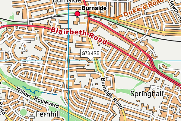 G73 4RE map - OS VectorMap District (Ordnance Survey) G73 4RE map - OS VectorMap District (Ordnance Survey)