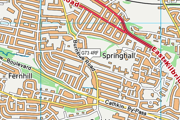 G73 4RF map - OS VectorMap District (Ordnance Survey) G73 4RF map - OS VectorMap District (Ordnance Survey)