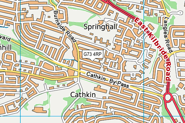 G73 4RP map - OS VectorMap District (Ordnance Survey) G73 4RP map - OS VectorMap District (Ordnance Survey)