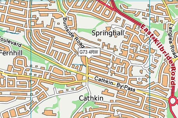 G73 4RW map - OS VectorMap District (Ordnance Survey) G73 4RW map - OS VectorMap District (Ordnance Survey)