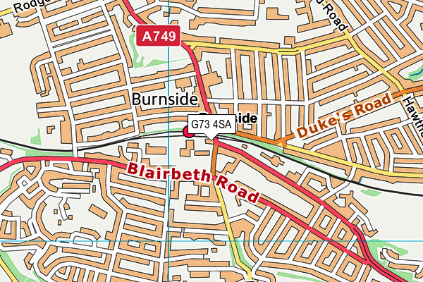 G73 4SA map - OS VectorMap District (Ordnance Survey) G73 4SA map - OS VectorMap District (Ordnance Survey)