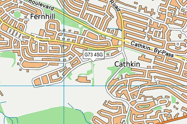 G73 4SG map - OS VectorMap District (Ordnance Survey) G73 4SG map - OS VectorMap District (Ordnance Survey)