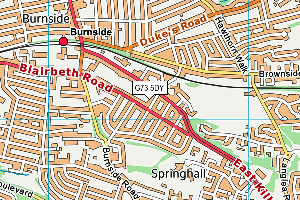 G73 5DY map - OS VectorMap District (Ordnance Survey) G73 5DY map - OS VectorMap District (Ordnance Survey)