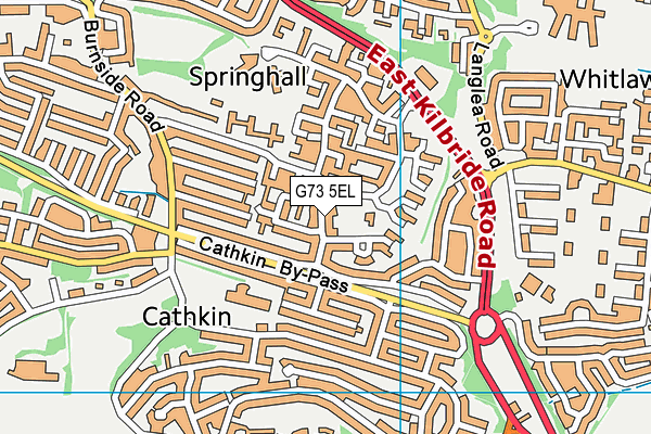 G73 5EL map - OS VectorMap District (Ordnance Survey) G73 5EL map - OS VectorMap District (Ordnance Survey)