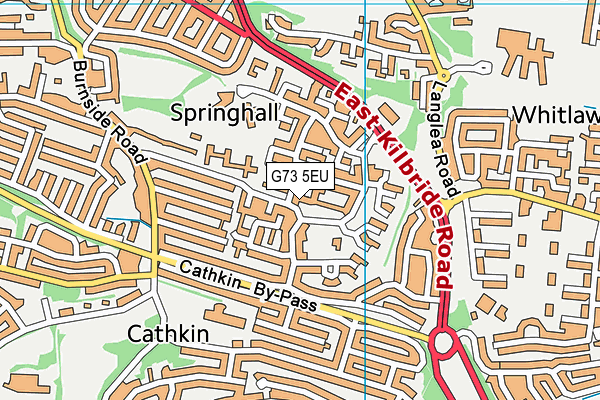 G73 5EU map - OS VectorMap District (Ordnance Survey) G73 5EU map - OS VectorMap District (Ordnance Survey)