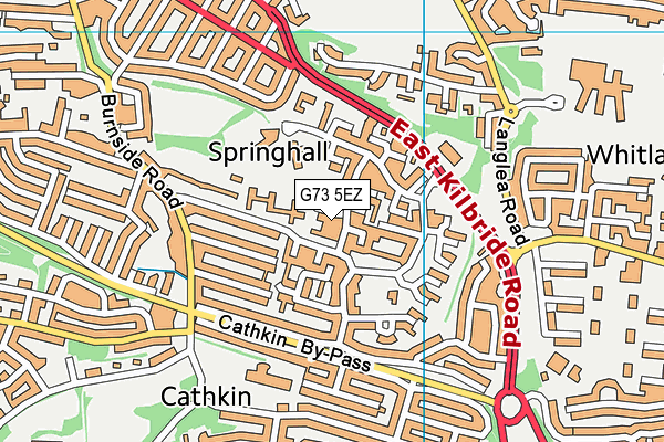 G73 5EZ map - OS VectorMap District (Ordnance Survey) G73 5EZ map - OS VectorMap District (Ordnance Survey)