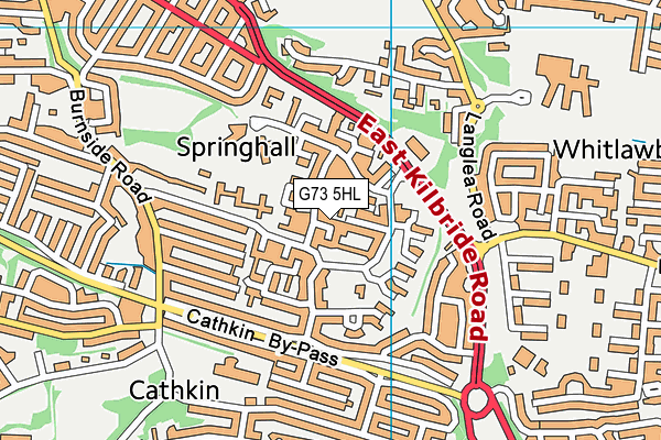 G73 5HL map - OS VectorMap District (Ordnance Survey) G73 5HL map - OS VectorMap District (Ordnance Survey)