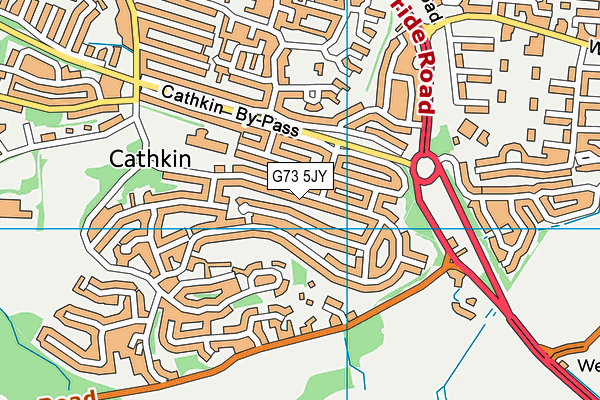 G73 5JY map - OS VectorMap District (Ordnance Survey) G73 5JY map - OS VectorMap District (Ordnance Survey)