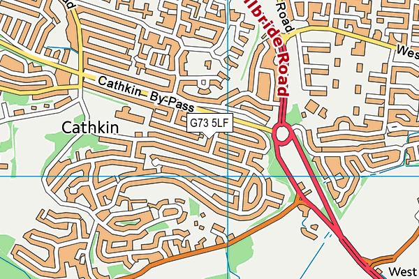 G73 5LF map - OS VectorMap District (Ordnance Survey) G73 5LF map - OS VectorMap District (Ordnance Survey)