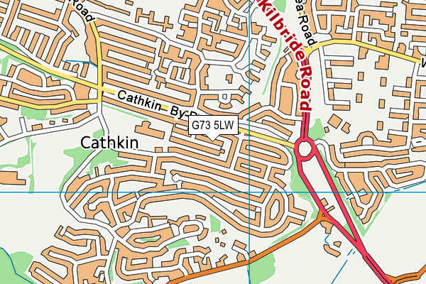 G73 5LW map - OS VectorMap District (Ordnance Survey) G73 5LW map - OS VectorMap District (Ordnance Survey)