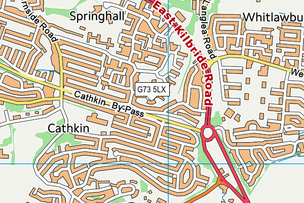 G73 5LX map - OS VectorMap District (Ordnance Survey) G73 5LX map - OS VectorMap District (Ordnance Survey)