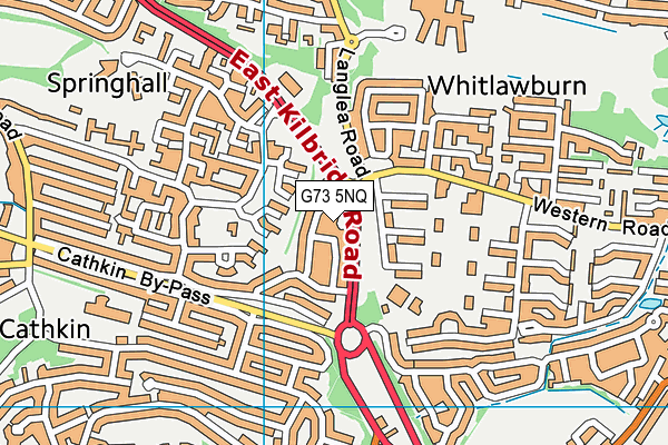 G73 5NQ map - OS VectorMap District (Ordnance Survey)