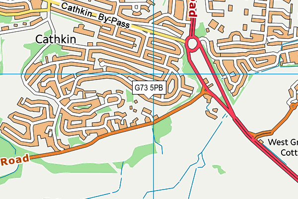 G73 5PB map - OS VectorMap District (Ordnance Survey) G73 5PB map - OS VectorMap District (Ordnance Survey)