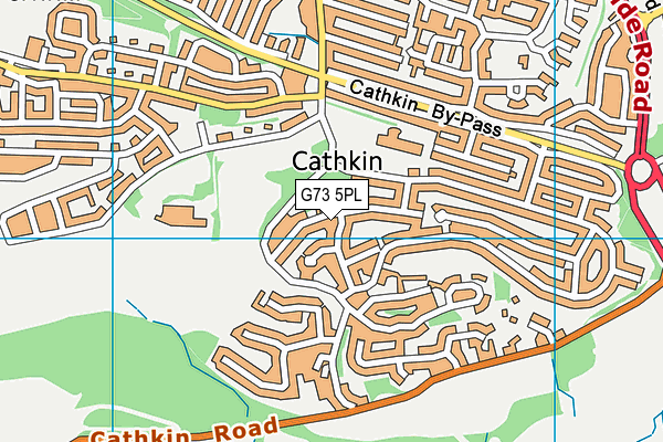 G73 5PL map - OS VectorMap District (Ordnance Survey) G73 5PL map - OS VectorMap District (Ordnance Survey)