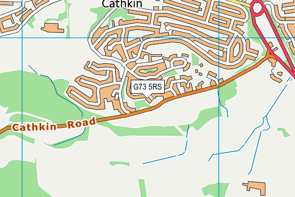 G73 5RS map - OS VectorMap District (Ordnance Survey)
