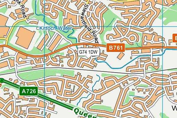G74 1DW map - OS VectorMap District (Ordnance Survey) G74 1DW map - OS VectorMap District (Ordnance Survey)