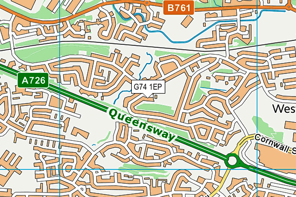 G74 1EP map - OS VectorMap District (Ordnance Survey) G74 1EP map - OS VectorMap District (Ordnance Survey)