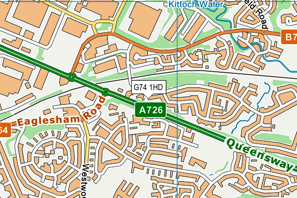 G74 1HD map - OS VectorMap District (Ordnance Survey) G74 1HD map - OS VectorMap District (Ordnance Survey)