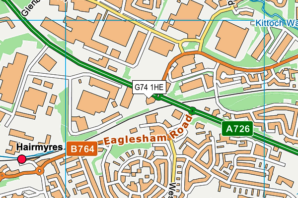 G74 1HE map - OS VectorMap District (Ordnance Survey) G74 1HE map - OS VectorMap District (Ordnance Survey)