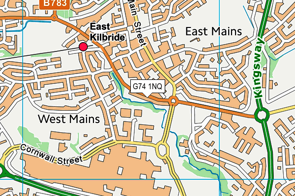 G74 1NQ map - OS VectorMap District (Ordnance Survey) G74 1NQ map - OS VectorMap District (Ordnance Survey)