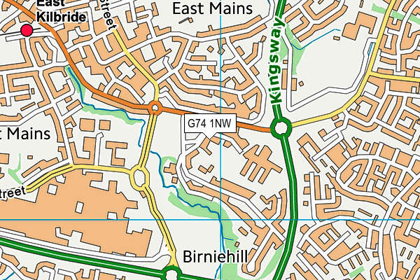 G74 1NW map - OS VectorMap District (Ordnance Survey) G74 1NW map - OS VectorMap District (Ordnance Survey)