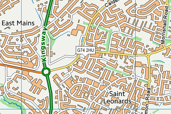 G74 2HU map - OS VectorMap District (Ordnance Survey) G74 2HU map - OS VectorMap District (Ordnance Survey)