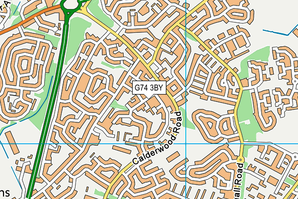 G74 3BY map - OS VectorMap District (Ordnance Survey) G74 3BY map - OS VectorMap District (Ordnance Survey)