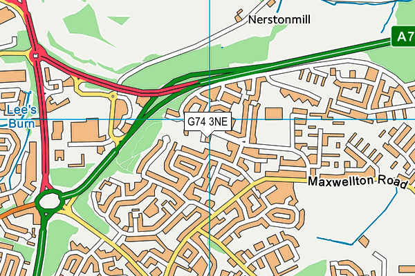 G74 3NE map - OS VectorMap District (Ordnance Survey) G74 3NE map - OS VectorMap District (Ordnance Survey)