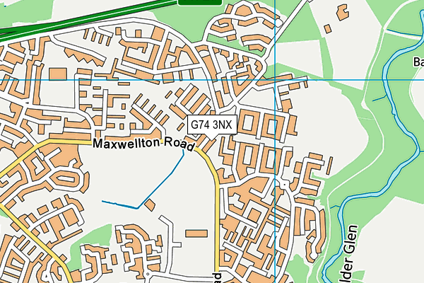 G74 3NX map - OS VectorMap District (Ordnance Survey) G74 3NX map - OS VectorMap District (Ordnance Survey)