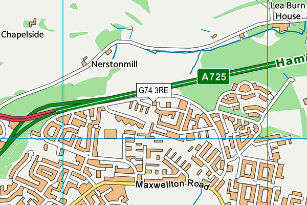 G74 3RE map - OS VectorMap District (Ordnance Survey) G74 3RE map - OS VectorMap District (Ordnance Survey)