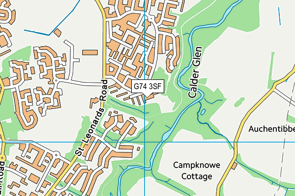 G74 3SF map - OS VectorMap District (Ordnance Survey) G74 3SF map - OS VectorMap District (Ordnance Survey)