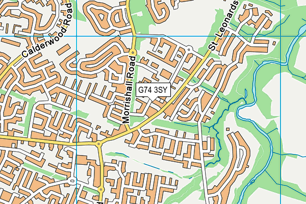 G74 3SY map - OS VectorMap District (Ordnance Survey) G74 3SY map - OS VectorMap District (Ordnance Survey)