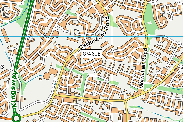G74 3UE map - OS VectorMap District (Ordnance Survey) G74 3UE map - OS VectorMap District (Ordnance Survey)
