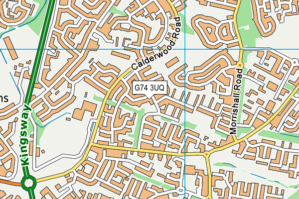 G74 3UQ map - OS VectorMap District (Ordnance Survey) G74 3UQ map - OS VectorMap District (Ordnance Survey)
