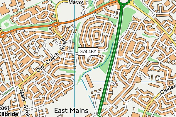 G74 4BY map - OS VectorMap District (Ordnance Survey) G74 4BY map - OS VectorMap District (Ordnance Survey)