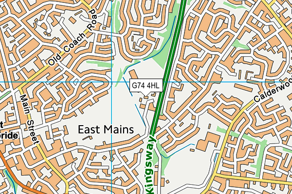 G74 4HL map - OS VectorMap District (Ordnance Survey) G74 4HL map - OS VectorMap District (Ordnance Survey)