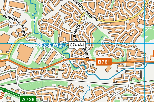 G74 4NJ map - OS VectorMap District (Ordnance Survey) G74 4NJ map - OS VectorMap District (Ordnance Survey)