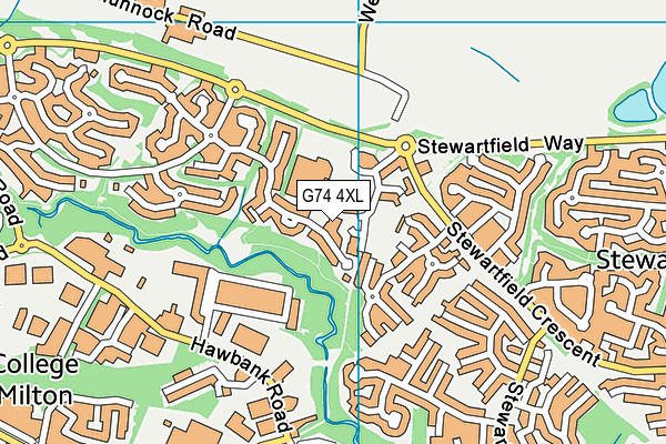 G74 4XL map - OS VectorMap District (Ordnance Survey) G74 4XL map - OS VectorMap District (Ordnance Survey)