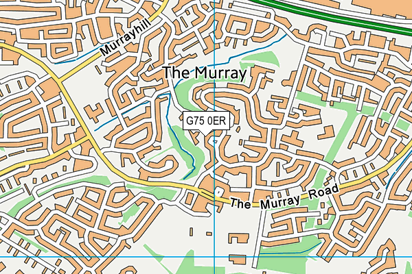 G75 0ER map - OS VectorMap District (Ordnance Survey)