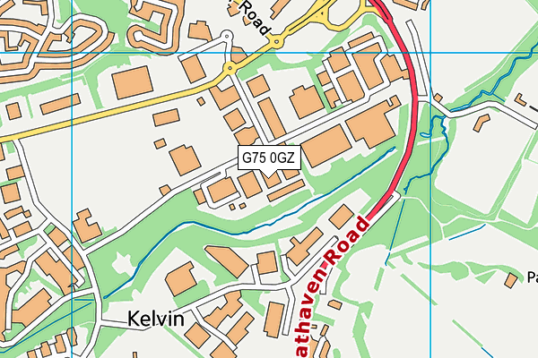 G75 0GZ map - OS VectorMap District (Ordnance Survey) G75 0GZ map - OS VectorMap District (Ordnance Survey)