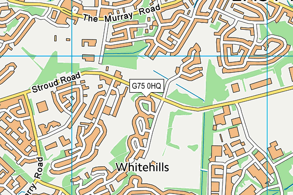 G75 0HQ map - OS VectorMap District (Ordnance Survey)